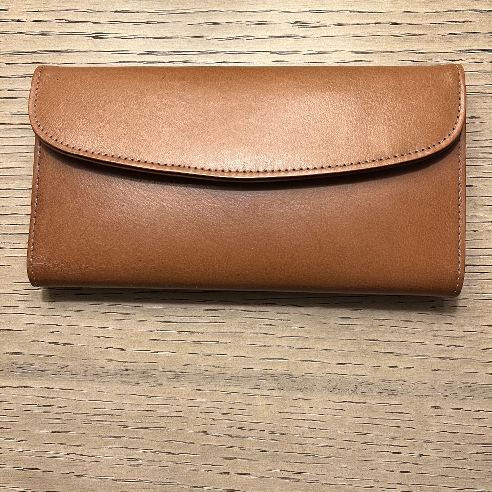 New, Vintage Coach Combination Wallet Checkbook